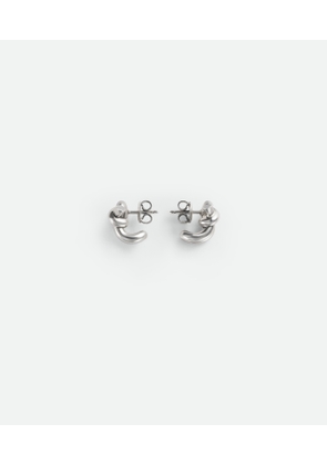 Bottega Veneta Knot Earrings - Silver - Woman -