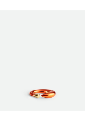 Bottega Veneta Sardine Ring - Orange - Woman - L-½