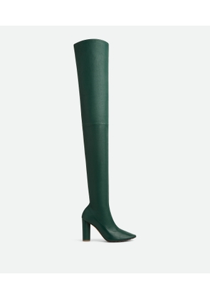 Bottega Veneta Tripod Over-the-knee Boot - Green - Woman   Lambskin