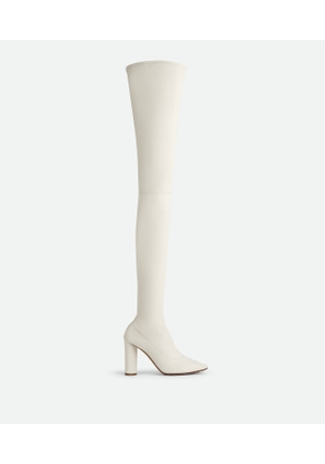 Bottega Veneta Tripod Over-the-knee Boot - White - Woman   Lambskin