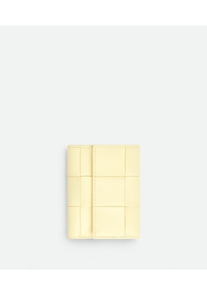 Bottega Veneta Cassette Tri-fold Zip Wallet - Yellow - Woman - Lambskin