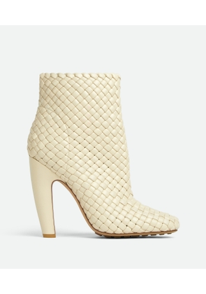 Bottega Veneta Canalazzo Ankle Boot - White - Woman   Lamb Skin