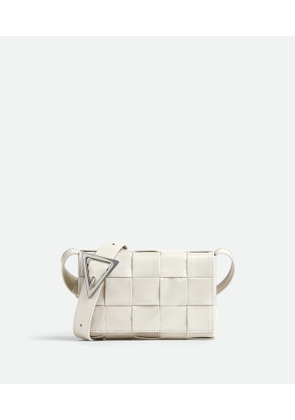 Bottega Veneta Small Cassette - White - Man - Calfskin