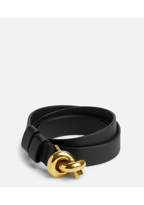 Bottega Veneta Knot Belt - Black - Woman - 28 - Calfskin