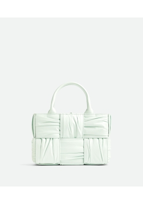 Bottega Veneta Mini Arco Tote Bag - White - Woman - Calfskin