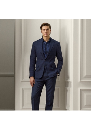Kent Hand-Tailored Plaid Seersucker Suit