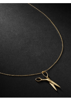 Mateo - Scissor Gold Necklace - Men - Gold