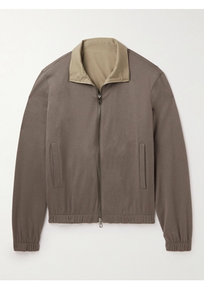 Loro Piana - Reversible Windmate® Storm System® Shell and Cashmere Bomber Jacket - Men - Neutrals - IT 46