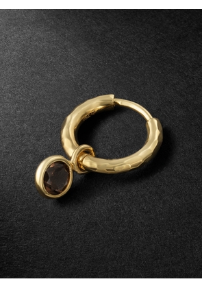 Octavia Elizabeth - Nesting Gem Gold Quartz Single Hoop Earring - Men - Gold