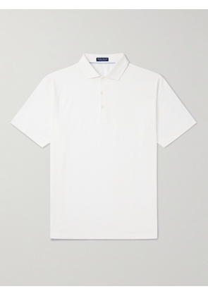 Peter Millar - Excursionist Flex Cotton-Blend Polo Shirt - Men - White - S