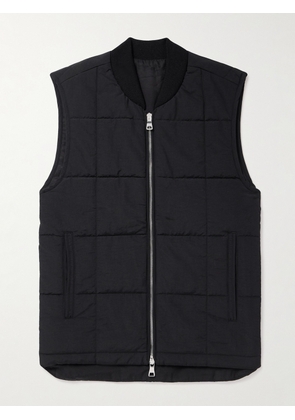 Mr P. - Quilted Shell Gilet - Men - Black - XS