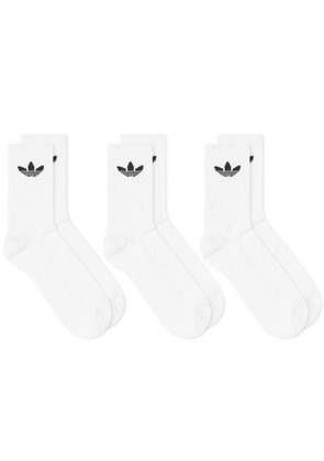 Adidas Trefoil Crew Sock - 3 Pack