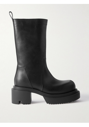 Rick Owens - Platform Leather Boots - Men - Black - EU 41