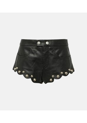 Isabel Marant Alana leather shorts