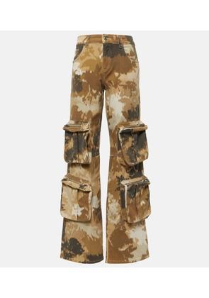 Blumarine Camouflage cargo pants