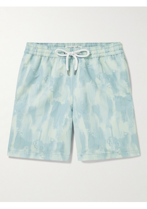 Frescobol Carioca - Straight-Leg Mid-Length Printed Recycled Swim Shorts - Men - Blue - S
