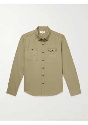 Alex Mill - Garment-Dyed Cotton-Twill Shirt - Men - Neutrals - XS