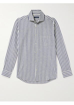 Frescobol Carioca - Emilio Striped Cotton-Piqué Shirt - Men - Blue - M