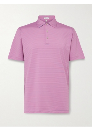 Peter Millar - Hales Performance Striped Tech-Jersey Golf Polo Shirt - Men - Pink - S