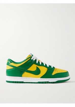 Nike - Dunk Low SP Brazil Leather Sneakers - Men - Yellow - US 6.5