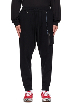MASTERMIND WORLD Black Embroidered Trousers