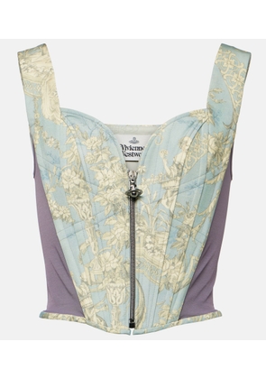Vivienne Westwood Classic paneled toile de Jouy corset