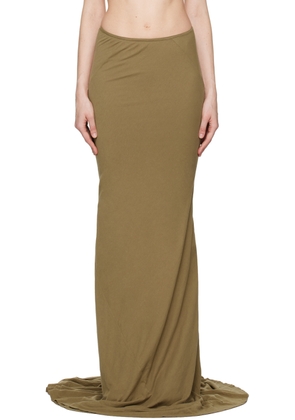 Entire Studios Brown Tink Maxi Skirt