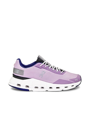 On Cloudnova Form Sneaker in Aster & Magnet - Purple. Size 6.5 (also in ).