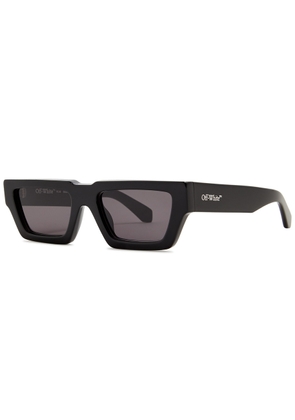 Off-white Manchester Rectangle-frame Sunglasses - Black