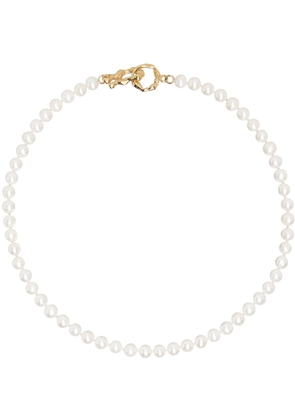 FARIS White Beaded Pearl Necklace