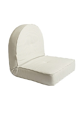business & pleasure co. Reclining Pillow Lounger in Laurens Sage Stripe - Sage. Size all.