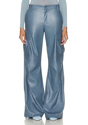 The Andamane Lizzo Cargo Pant in Denim - Blue. Size 40 (also in 42).