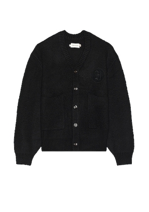 Honor The Gift Stamped Patch Cardigan in Black - Black. Size XL/1X (also in ).