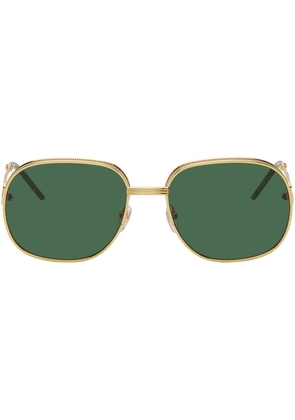 Casablanca Gold Square Sunglasses