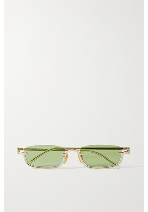 Gucci Eyewear - Gg Square-frame Gold-tone Sunglasses - One size