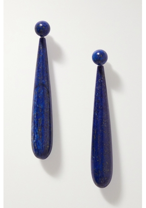 Sophie Buhai - + Net Sustain Angelika Large Silver Lapis Lazuli Earrings - Blue - One size