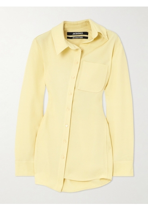 Jacquemus - Pablo Asymmetric Cotton-poplin Shirt - Yellow - FR32,FR34,FR36,FR38,FR40,FR42