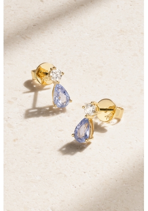 Anita Ko - 18-karat Gold, Sapphire And Diamond Earrings - Blue - One size