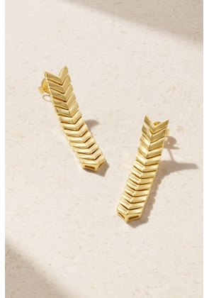 Anita Ko - Zipper 18-karat Gold Earrings - One size