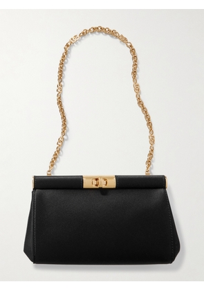 Dolce & Gabbana - Raso Satin Shoulder Bag - Black - One size