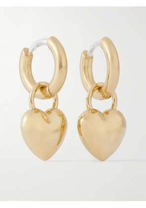 Laura Lombardi - Amorina Mini Gold-plated Hoop Earrings - One size