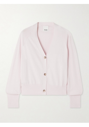 Allude - Cotton, Silk And Cashmere-blend Cardigan - Pink - x small,small,medium,large,x large
