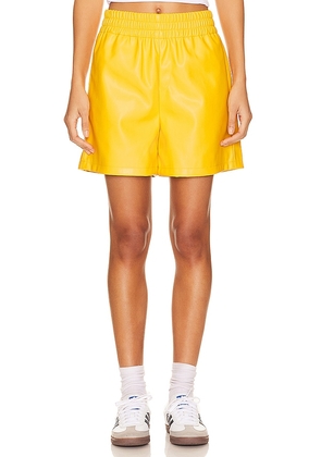 Jakke Frances Shorts in Yellow. Size S, XL/1X, XS.