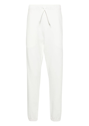 Autry logo-patch cotton track trousers - White