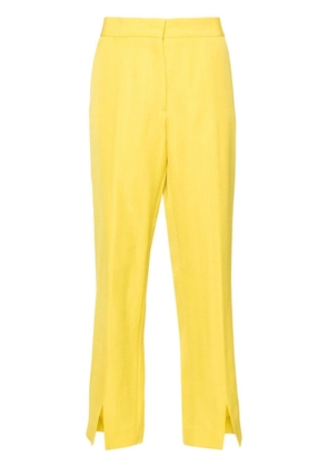Jil Sander split-hem straight-leg trousers - Yellow