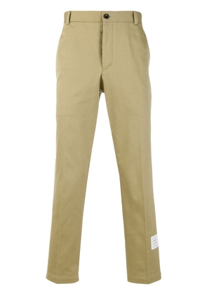 Thom Browne Cotton Twill Unconstructed Chino Trouser - Neutrals