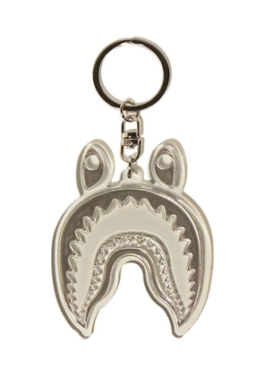 A BATHING APE® Shark reflective keychain - Silver