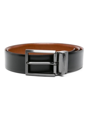 Karl Lagerfeld reversible leather belt - Black