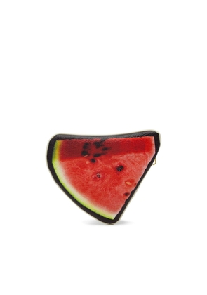 Undercover Watermelon-print faux-leather wallet - Black