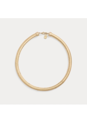 Gold-Tone Omega Necklace